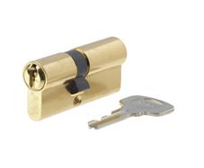 Yale 30X30 High-Security Lock Cylinder , Gold, 4 keys