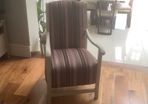 Vintage armchair newly upholstered