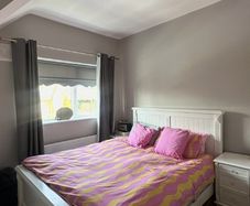 king size bed frame and lockers