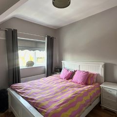 king size bed frame and lockers