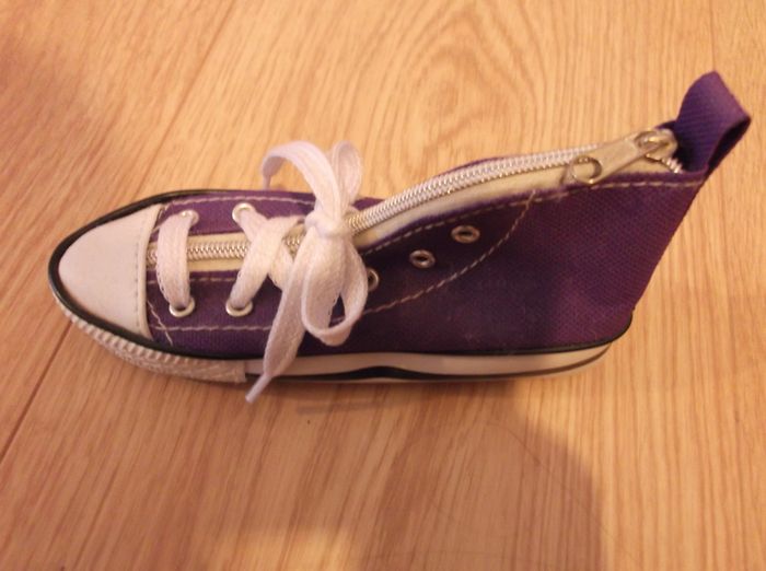 Purple Converse Shoe Purse