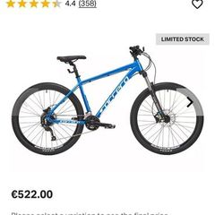 Carrera Vulcan Mens Mountain Bike