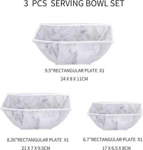 Stylish Modern Porcelain China Square 55 Piece Dinner Set, Marble Grey, Dinnerware, Dinner Party Set. Plates, Cups Mugs Bowls Egg Cups