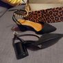 River Island size 4 wide fit suede feel dressy shoe rrp 55 euro Image 8