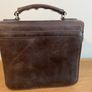 Handmade Brown Leather Cross-Body Bag Image 3
