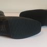 Soffice Sogno Ladies Black Italian Patent Leather Crocodile Print Ankle Boots UK3 New CAN POST Image 6
