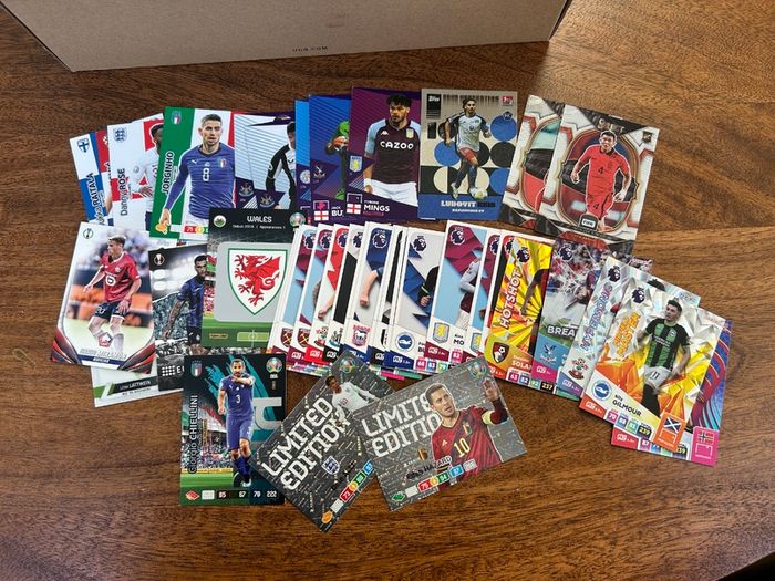 Topps Panini 4Kg / 1600+ football Cards Lot Bulk Bundle all different