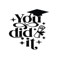 Graduation Iron on Decal.