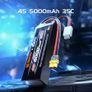 MJX Hyper Go 10208 V2 80KM/H Brushless RC Truck + 3S & 4S Batteries Image 3