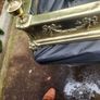 19th Cent brass fender Image 6