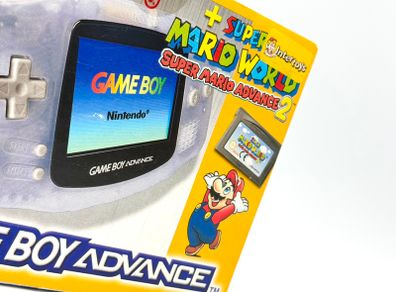 Nintendo Game Boy Advance Super Mario World Edition Console - Boxed and Beautiful
