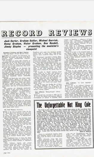 CRESCENDO Jazz Magazine (July 1965)