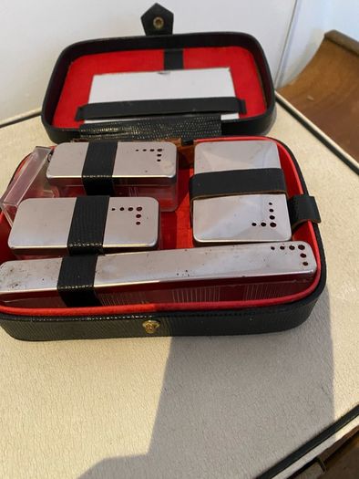 Travel set of trinket boxes