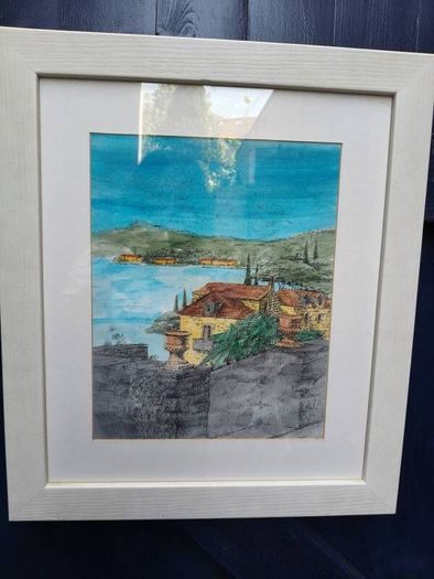 2 x Coastal Watercolour Paintings