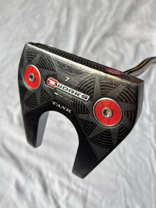Odyssey O-Works Tank #7 Putter - Microhinge Face, Spare Grip Included