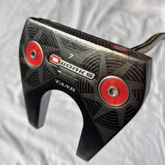 Odyssey O-Works Tank #7 Putter - Microhinge Face, Spare Grip Included
