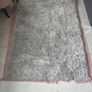 silver shaggy rug Image 3
