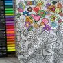 Colour me cushion. Perfect gift for kids and teenagers. Image 9