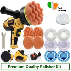 Rotary Car Polisher Buffer Sander Polishing Electric Tool Waxer Machine & 5" Pad