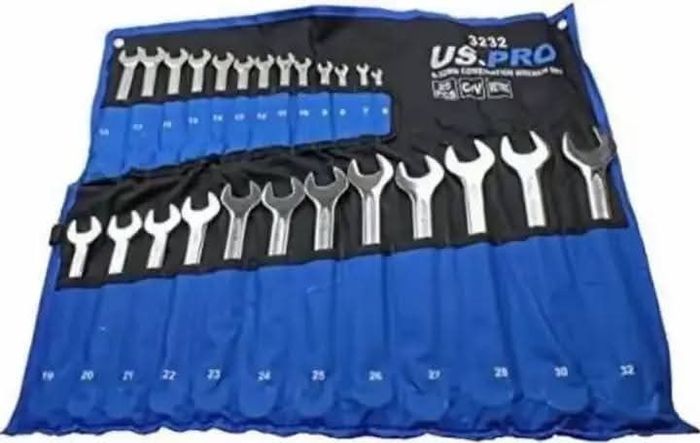 25 Piece Metric Combination Spanner Set