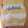 Age 2-3 NEXT Sleeveless Yellow Striped Top / Jumper Image 2