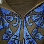 French Connection size uk8-10 black and blue beaded dress Image 10