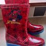 Childrens Spiderman wellies size 12 Image 2