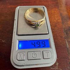 Big size 14 ct yellow gold ring