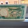 NIGERIA 5 shillings note 1968 Krause 10a Banknotes small corner printing error on side only Image 2
