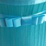 Two Torquoise Blue Pendant Ceiling  Light Shades Image 5