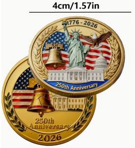 Coin 250th Anniversary of Establishment /  250th Anniversary Freedom / Commemorative Coin. New.