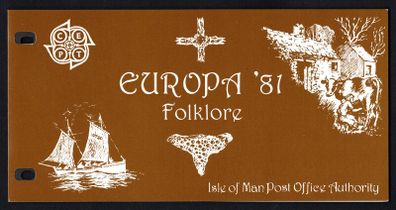 1981 Isle of Man Europa Folklore Commemorative Stamp Presentation Pack