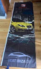 vintage  Seat IBIZA, Seat Sport, Seat Emocion Flag and Banner
