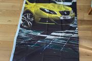 vintage  Seat IBIZA, Seat Sport, Seat Emocion Flag and Banner