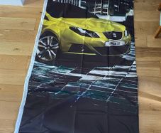 vintage  Seat IBIZA, Seat Sport, Seat Emocion Flag and Banner