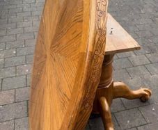 Expanding Wooden Table and 6 Chairs