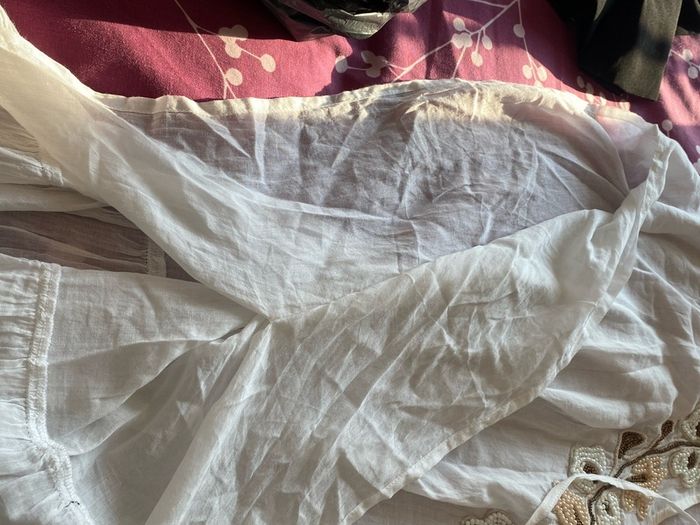 oversize cotton beach dress