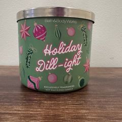 Bath & Body Works 3-Wick Candle "Holiday Dill-Light"