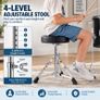 5 Piece Kids Drum Set 16 Inch Beginner Drum Kit with Throne Cymbals Pedal and Drumsticks Image 3