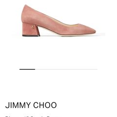 jimmy choo dianne 45 suede pumps pink 39.5