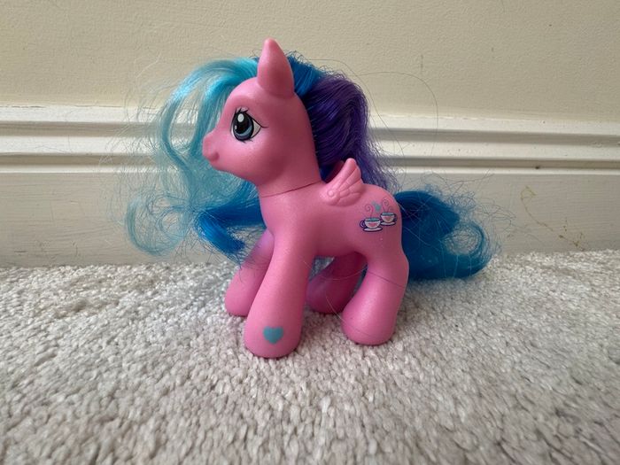 My Little Pony G3 Baby Mochanut 2006 Pegasus Pony approx. 10 cm. Used Please see photos