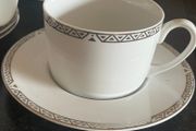 Royal Doulton Platinum Cups &amp; Saucers