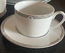 Royal Doulton Platinum Cups & Saucers