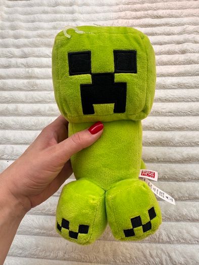 Mattel Minecraft Creeper Plush approx. 23 cm. Used 2023 Please see photos