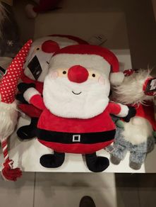 Next Home Santa Cushion Light & Music c.47cm