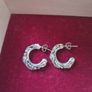 Vintage 925 Sterling Silver Earrings Image 5