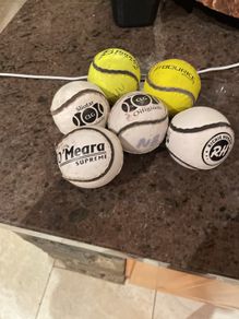 hurling  balls
