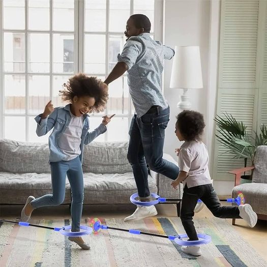Swing Wheel with Light Wheel, Children's Flashing Jump Ring, Children's Flashing Jump Ring, Foot Gyro, Jumping Ball, Flashing Foldable Flash Jumping Ball, Flashing Jump Ball