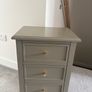 Pair of Taupe Bedside Lockers Image 2