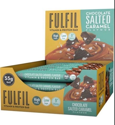 Fulfil Bar Salted Caramel 55g full case